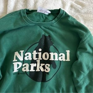 National parks crewneck size XL